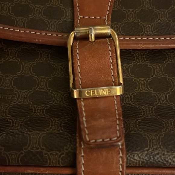 Céline BUNDLE!!🤎Brown Coated Canvas Macadam Bag & Wallet BUNDLE🤎🤎Authentic - Picture 12 of 17